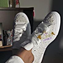 All Pearl Wedding Converse