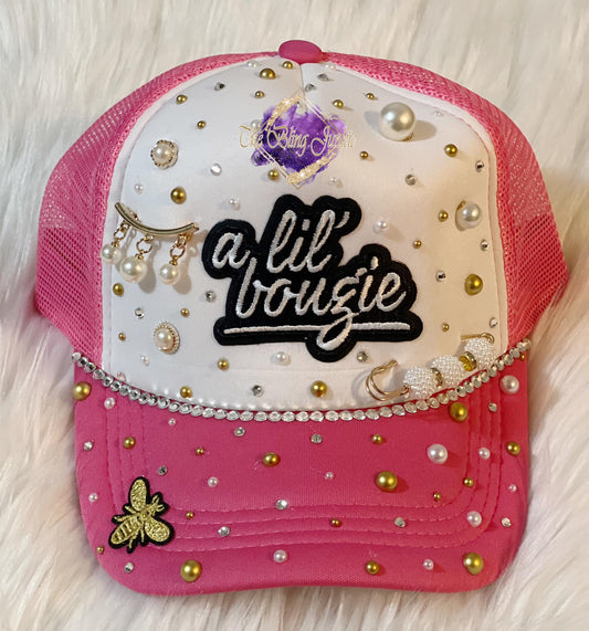 A Lil Bougie Pink Trucker Junk Hat