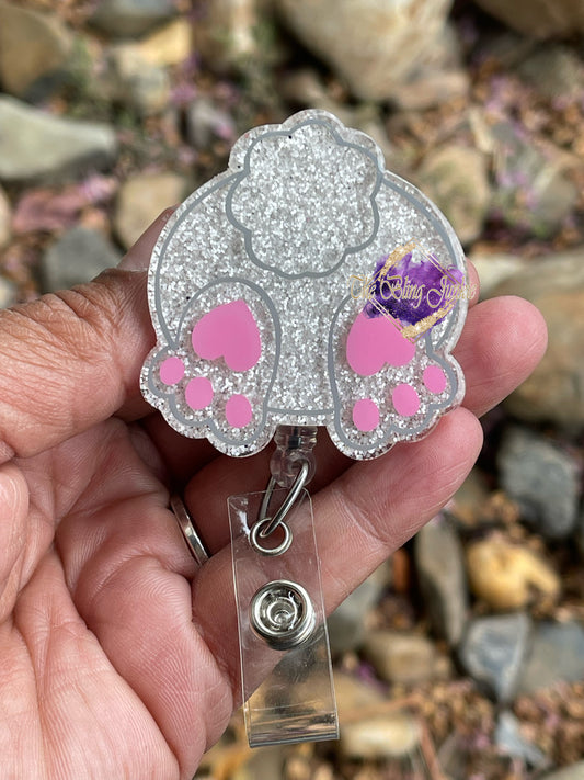 Bunny Butt Badge Reel