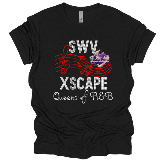 Queens of R&B Tour Inspired Bling T-shirt, SWV Bling Shirt, XSCAPE Bling Shirt